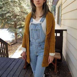 Ann Taylor Loft Chunky Long Cardigan